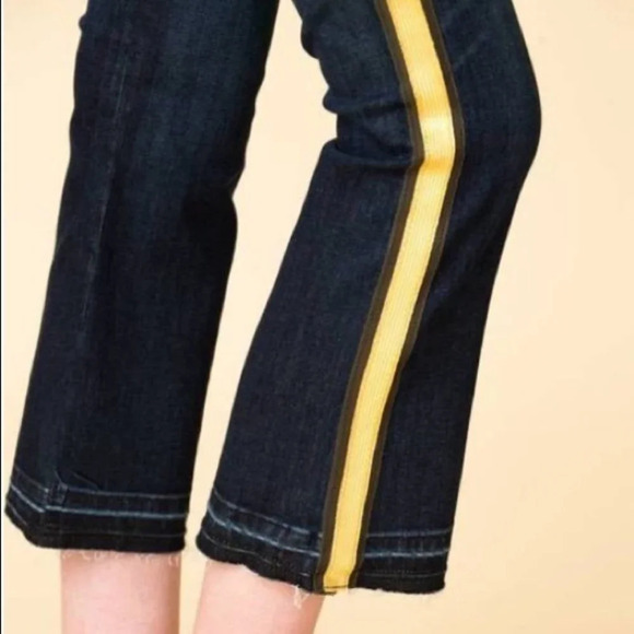 Veronica Beard Black Carolyn 10" Baby Boot Vintage Cropped Ankle Jeans 25 - Picture 4 of 6